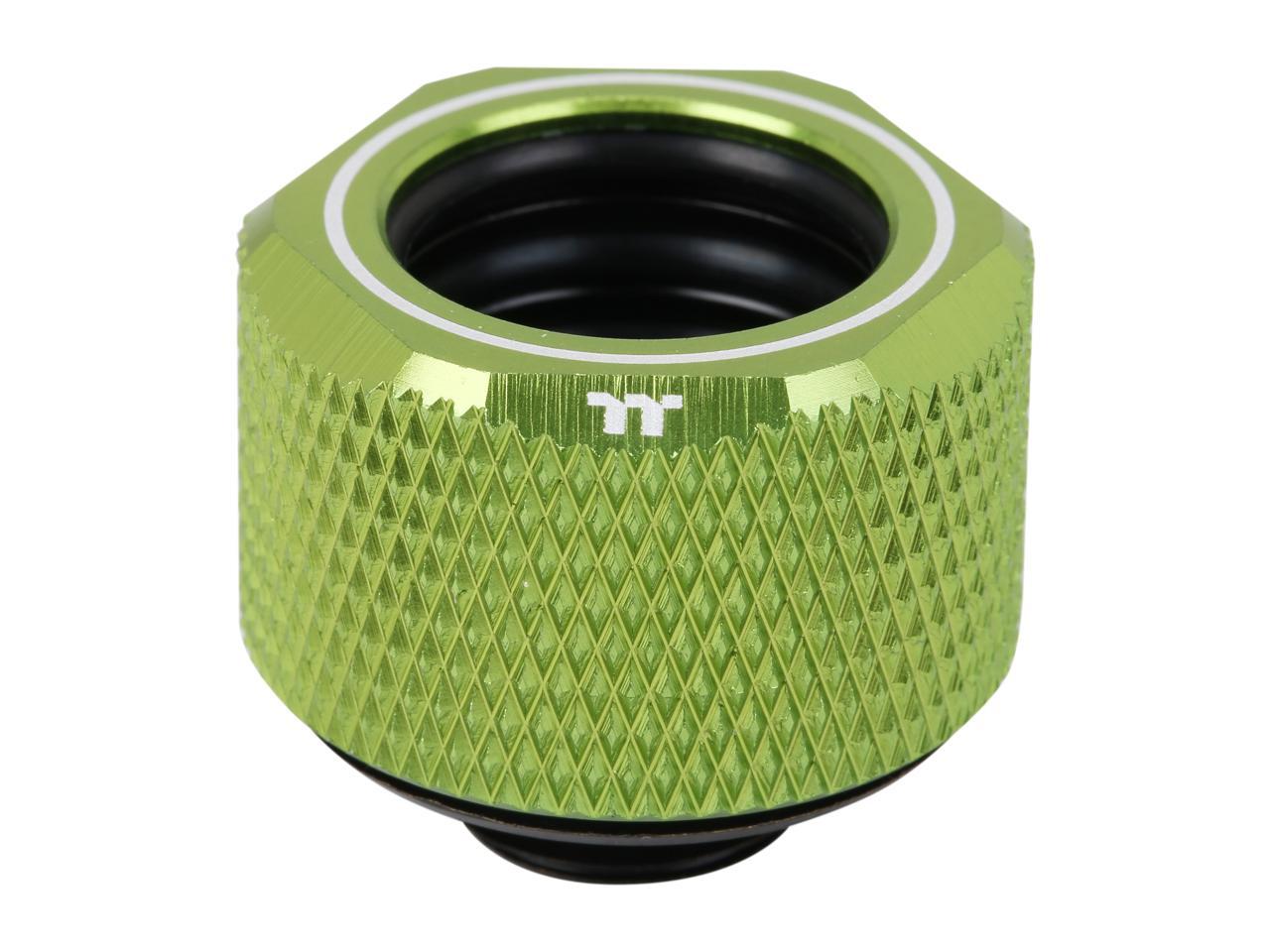 Thermaltake Pacific Green 4 Build-in O-Rings C-Pro G1/4 PETG 16mm OD Compression Fitting 6 Pack CL-W212-CU00GR-B 2