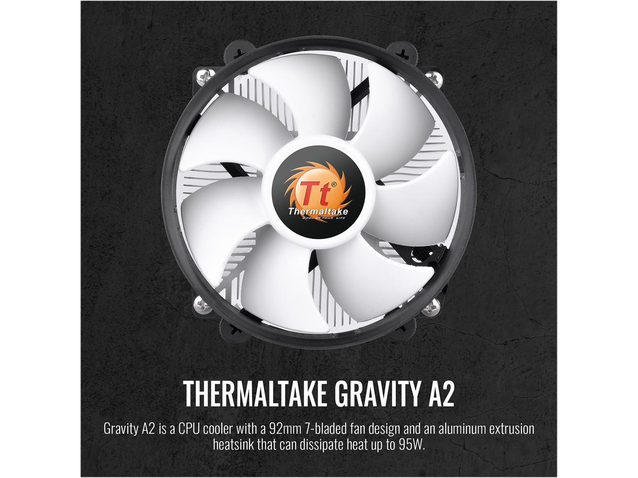 Thermaltake CL-P078-AL09WT-A 92mm Sleeve CPU Cooler 2