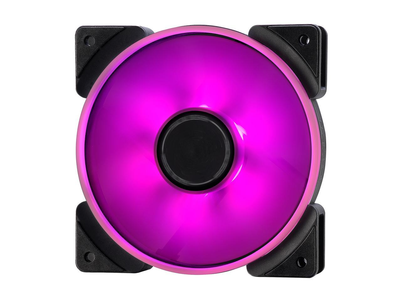 Fractal Design Prisma AL-12 PWM 120mm Addressable RGB LED Long Life Sleeve Bearing Computer Case Fan 1