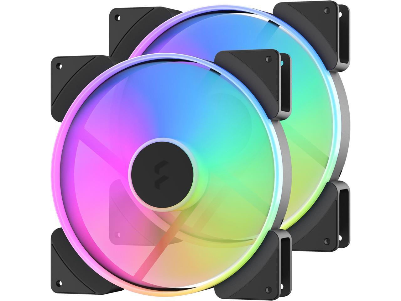 Fractal Design Prisma FAN-PRI-AL18-PWM-2P 180 mm Addressable RGB LED Case Fan 1