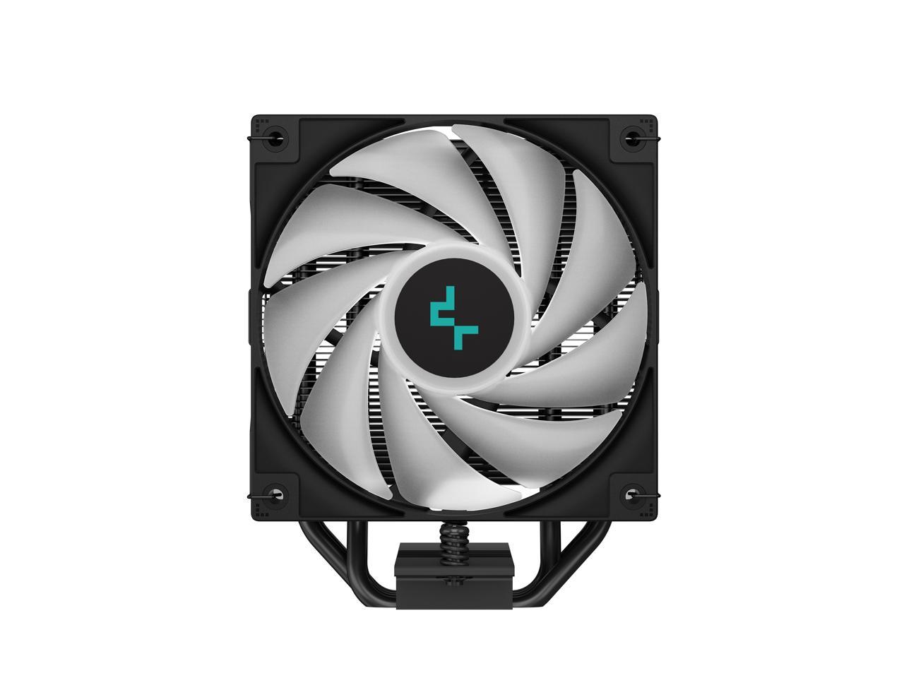 DeepCool AG400 BK ARGB Single-Tower CPU Cooler, 120mm Static ARGB Fan, Direct-Touch Copper Heat Pipes, Intel/AMD Support 4