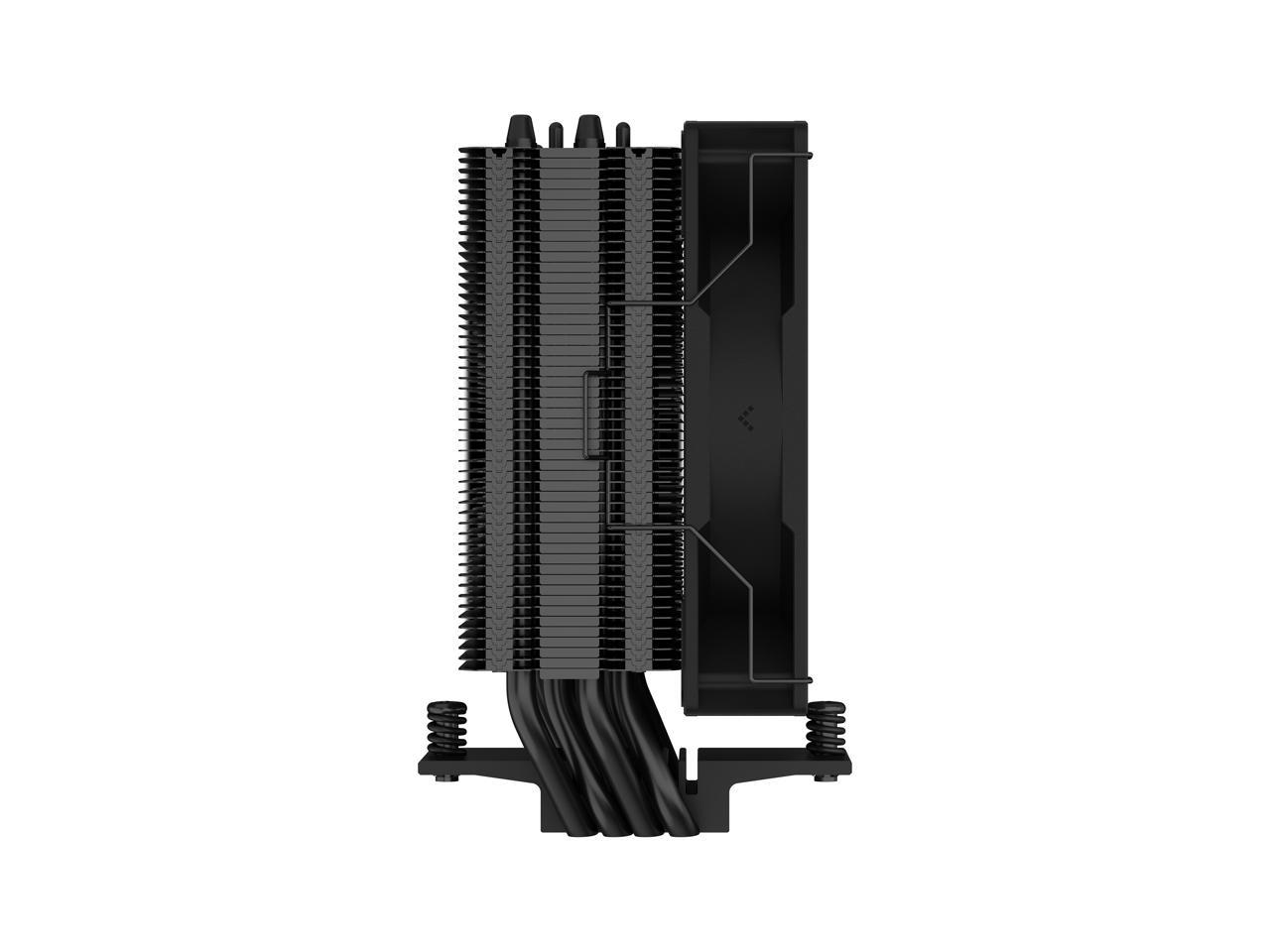 DeepCool AG400 BK ARGB Single-Tower CPU Cooler, 120mm Static ARGB Fan, Direct-Touch Copper Heat Pipes, Intel/AMD Support 5