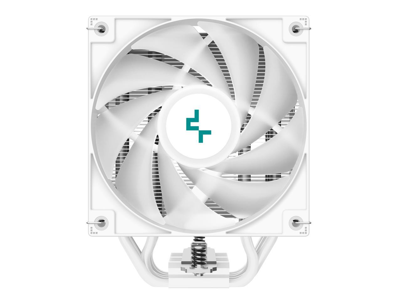 DeepCool AG500 WH ARGB Single-Tower Performance CPU Cooler, 5 Copper Heat Pipes,  120mm ARGB PWM Fan, White 4