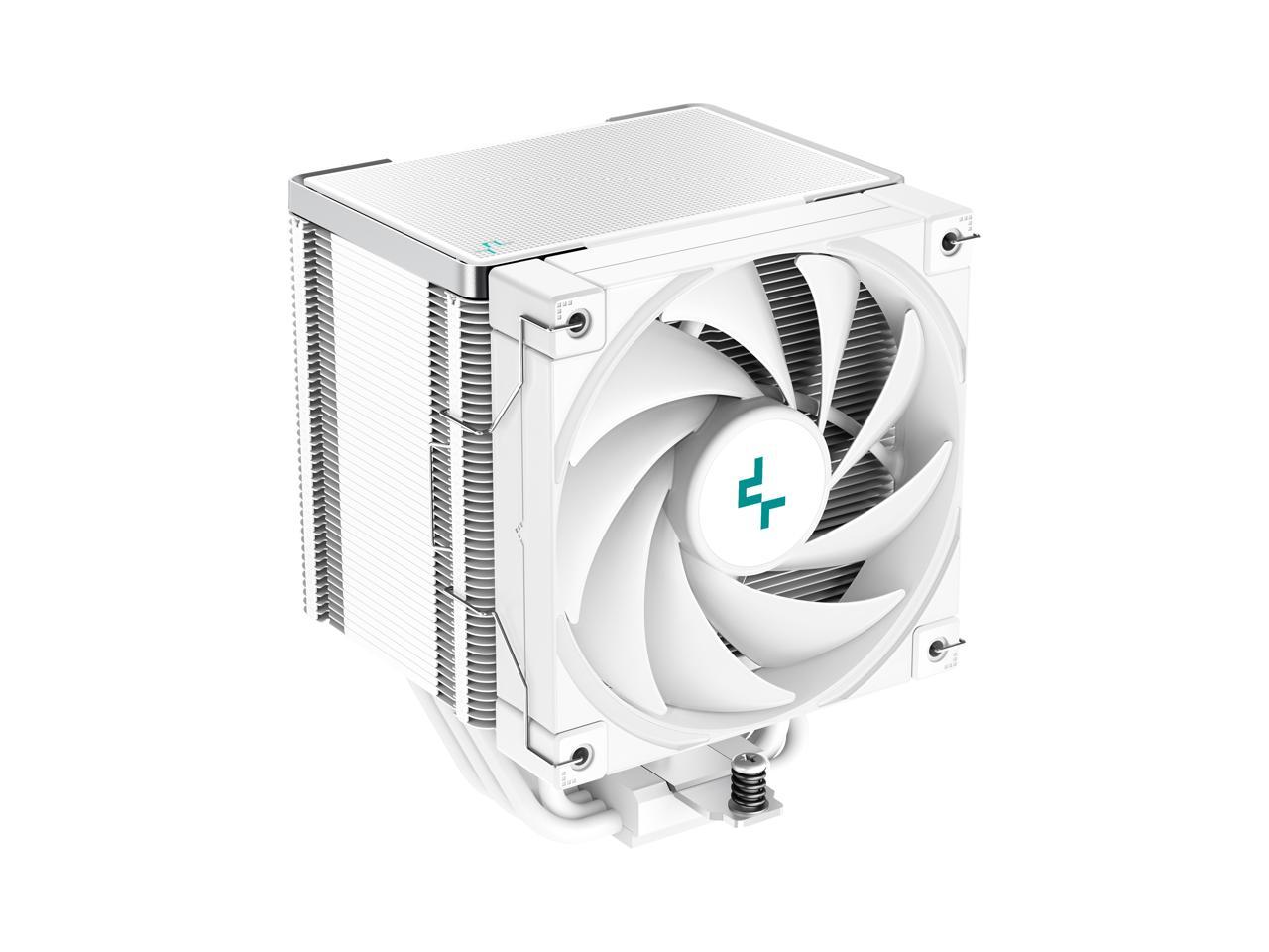 DeepCool AK500 WH High-Performance CPU Cooler, 5 Copper Heat Pipes, Single-Tower Heatsink, 120mm FDB PWM Fan, 240W 1