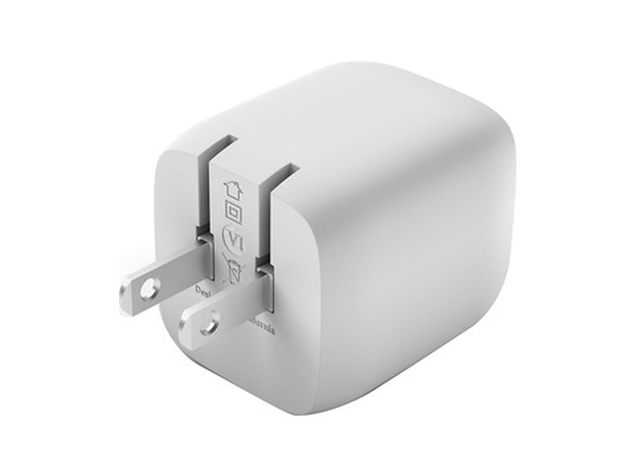 Belkin 45W DUAL USB-C GAN WALL CHARGER WITH PPS White Model WCH011DQWH 2