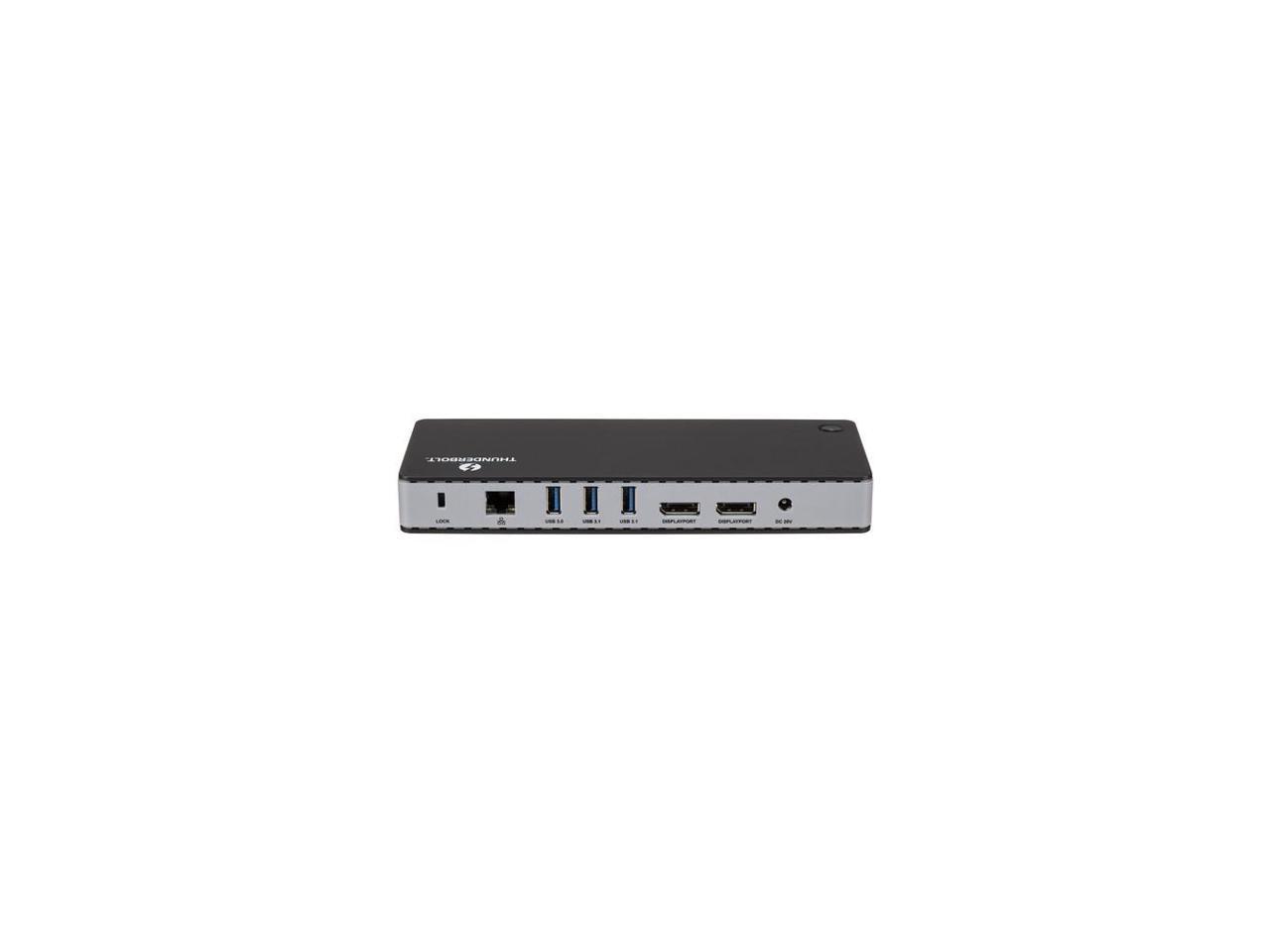 Netpatibles Thunderbolt 3 USB-C 4K 10 Port Docking Station 60W PD DOSTB310P01BNP 1