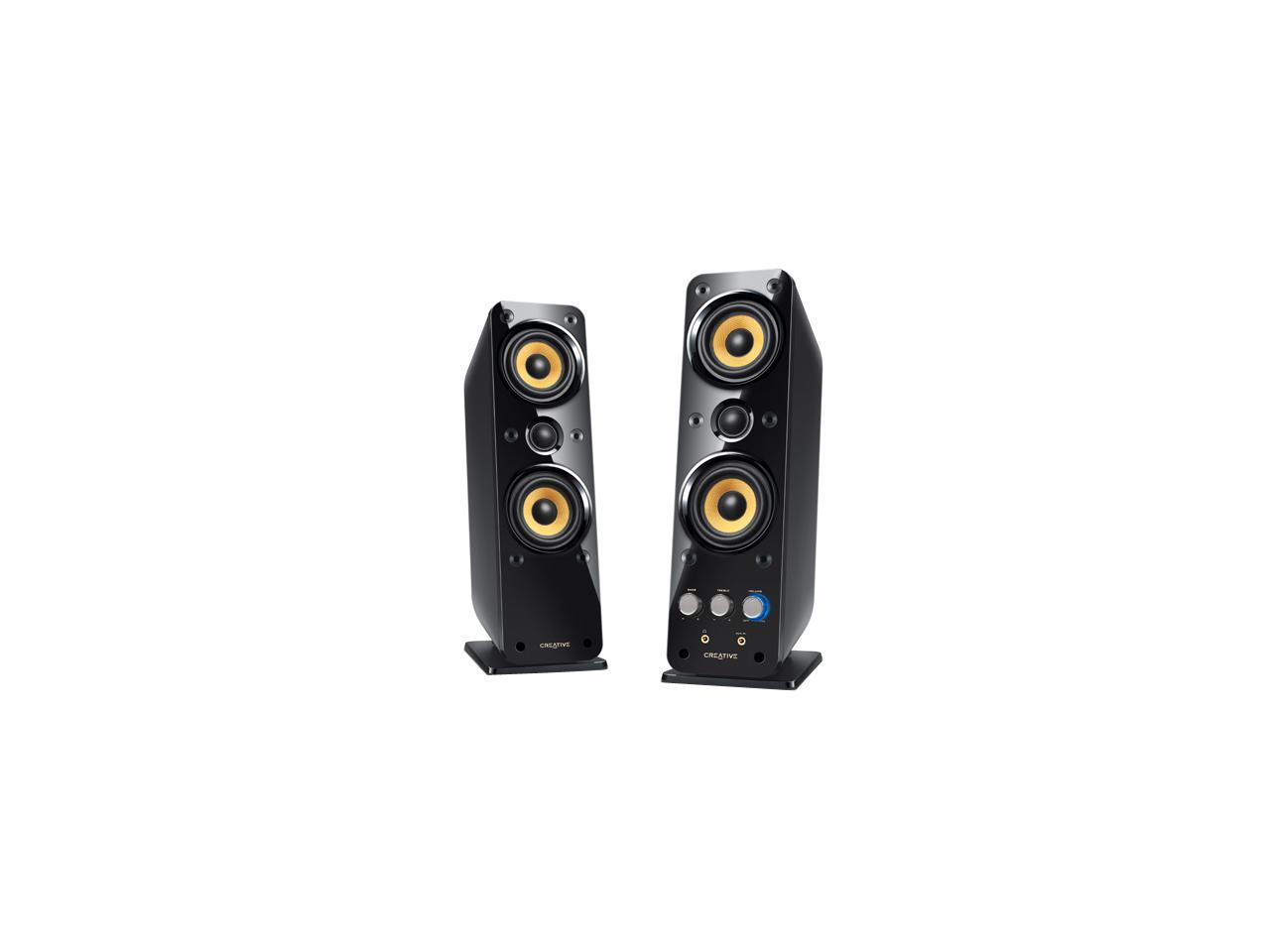 Creative GigaWorks T40 Series II 2.0 Multimedia Speaker System with BasXPort Technology, Black 4