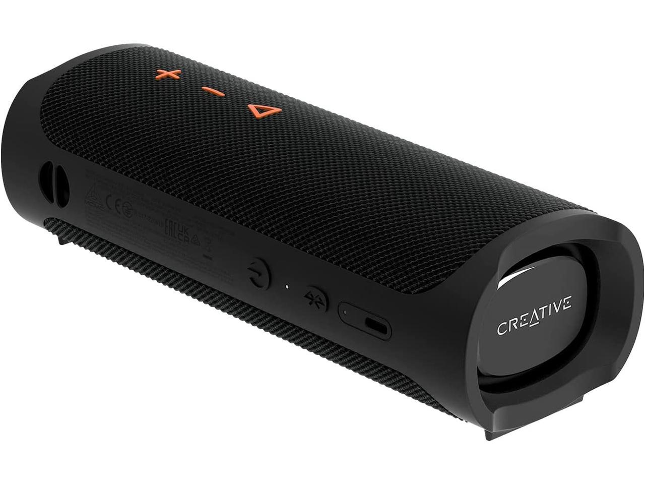 Creative MUVO GO MUVO GO Portable Speaker with Up to 18 Hours of Battery Life, IPX7 Waterproof Bluetooth® 5.3 Black 1