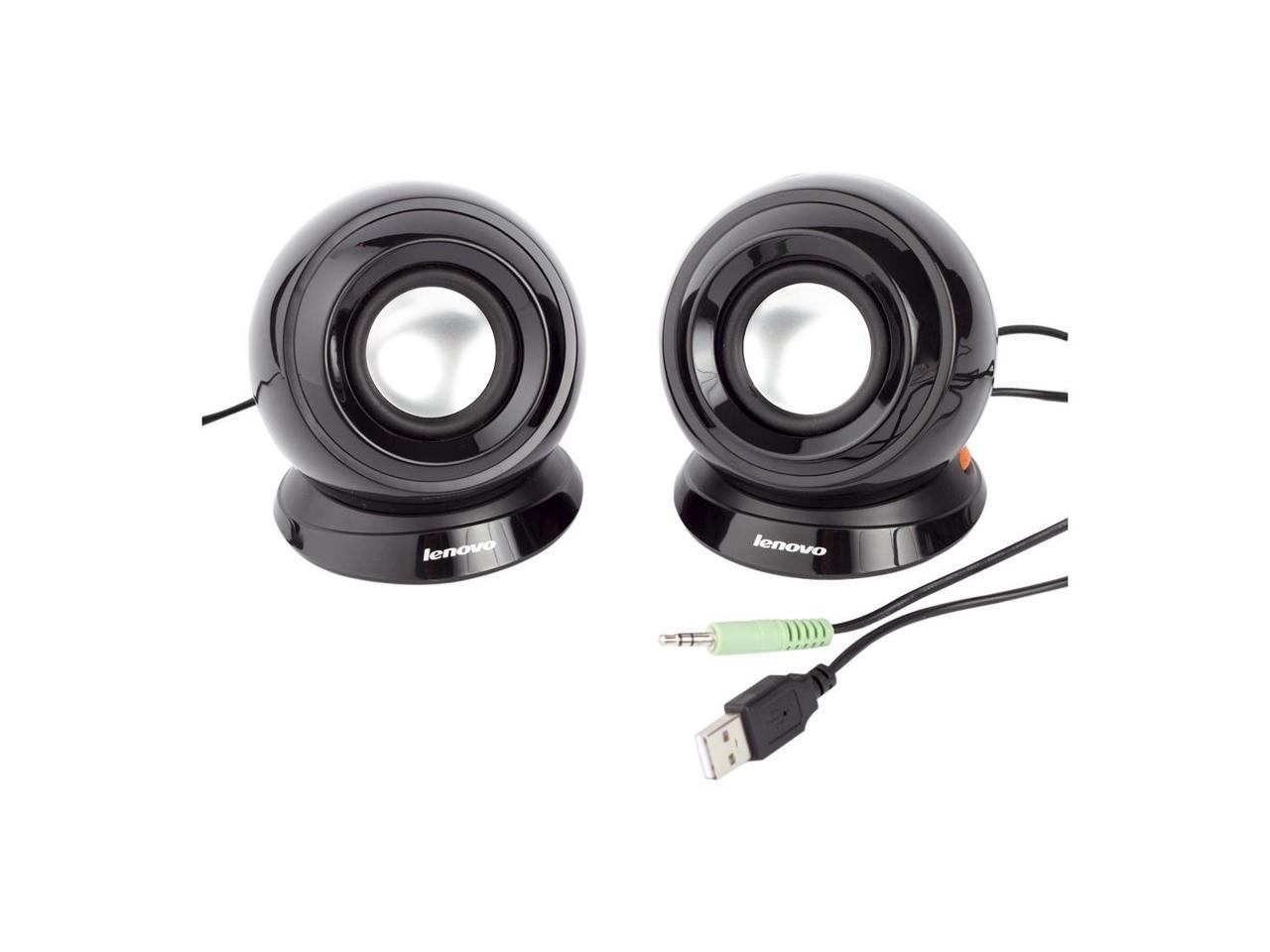 Lenovo M0520 2.0 Speaker System - 2 W RMS - Black 1