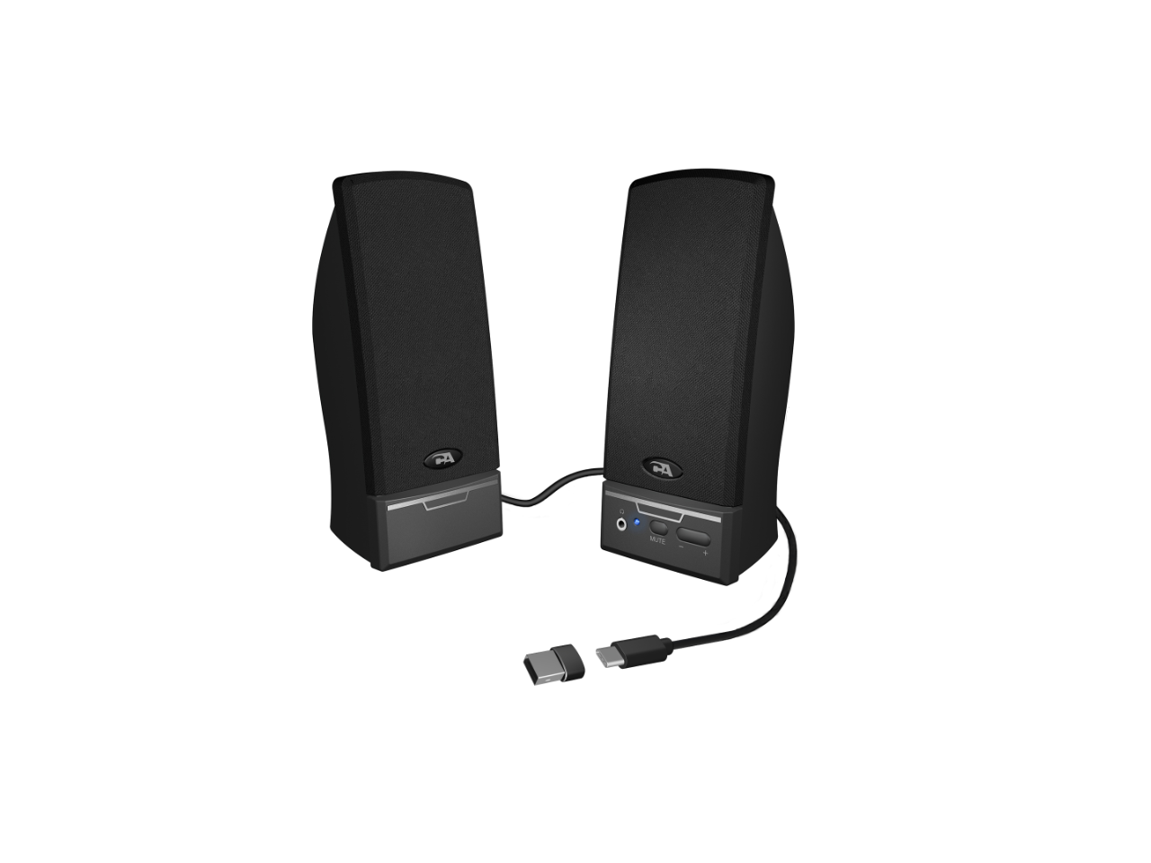 Cyber Acoustics USB Desktop Speakers CA-2014USB 1