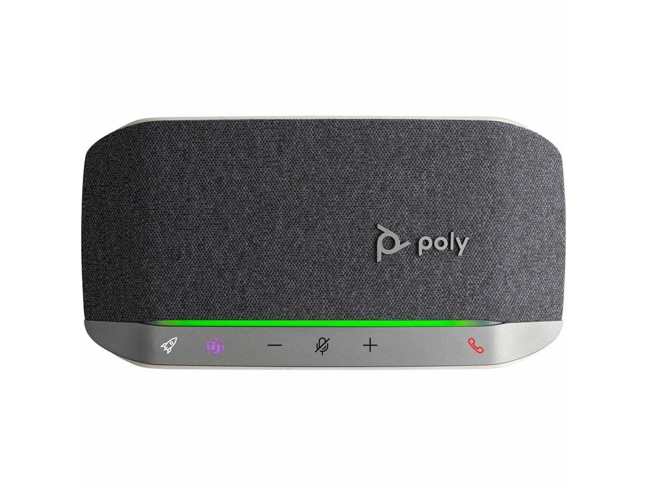 Poly Sync 20-M Speakerphone +USB-A to USB-C Cable, Black 1