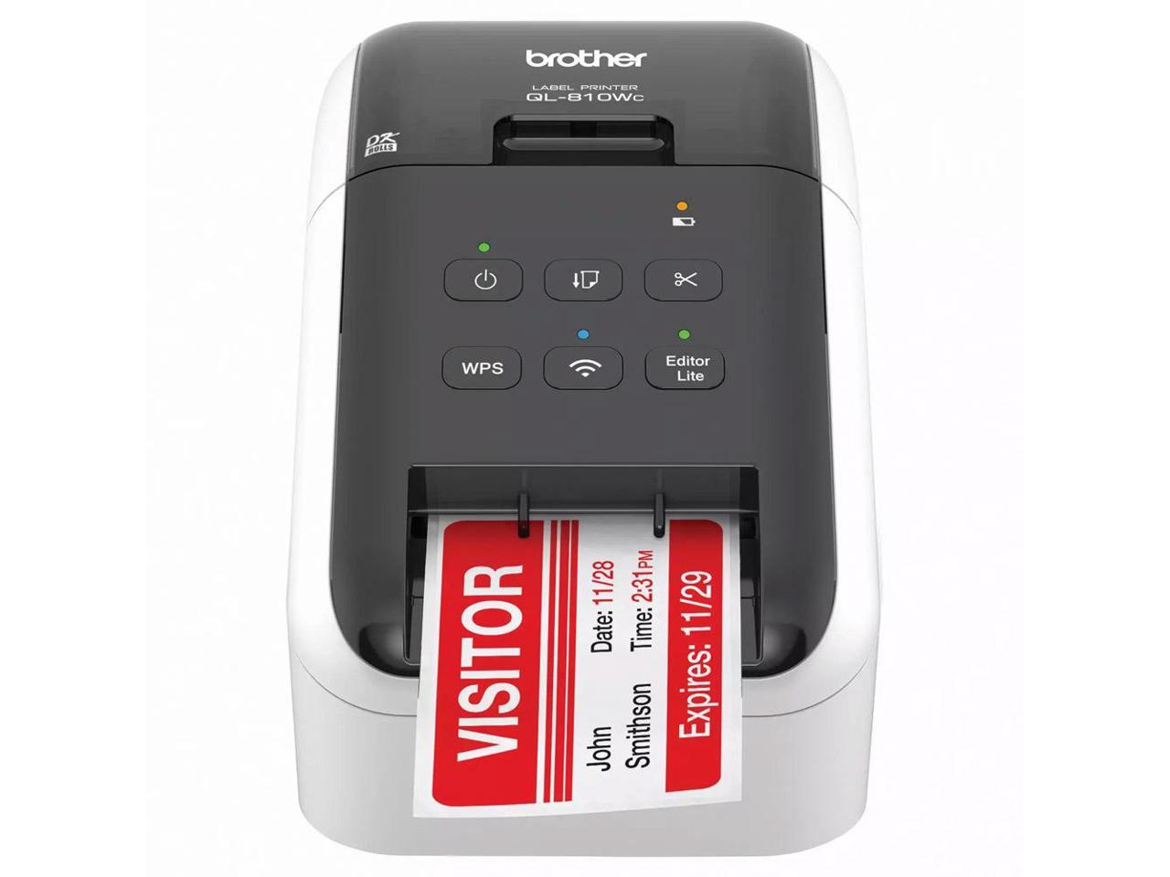 Brother QL-810WC Desktop Direct Thermal Printer Two-color Label Print USB QL810WC 1