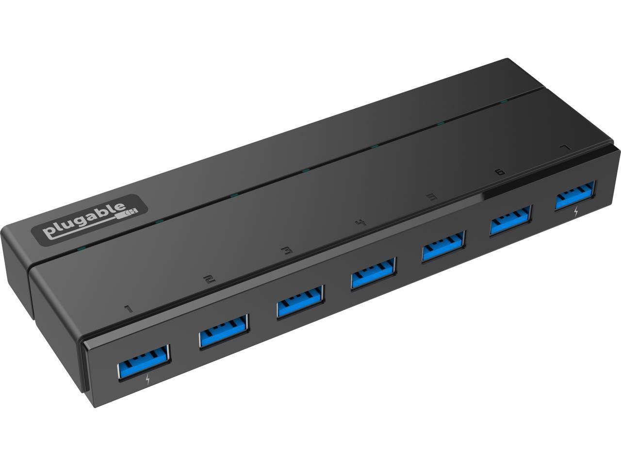 Plugable 7-Port USB 3.0 Hub with 36W Power Adapter 1