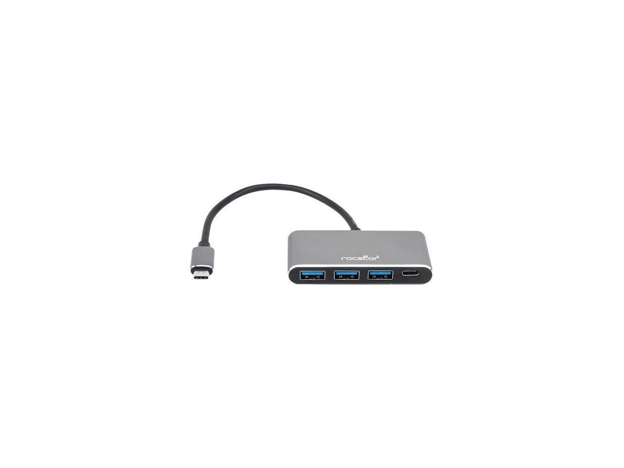 Rocstor Y10A200-A1 Premium USB C Hub - 4 Port USB-C to USB-A 2