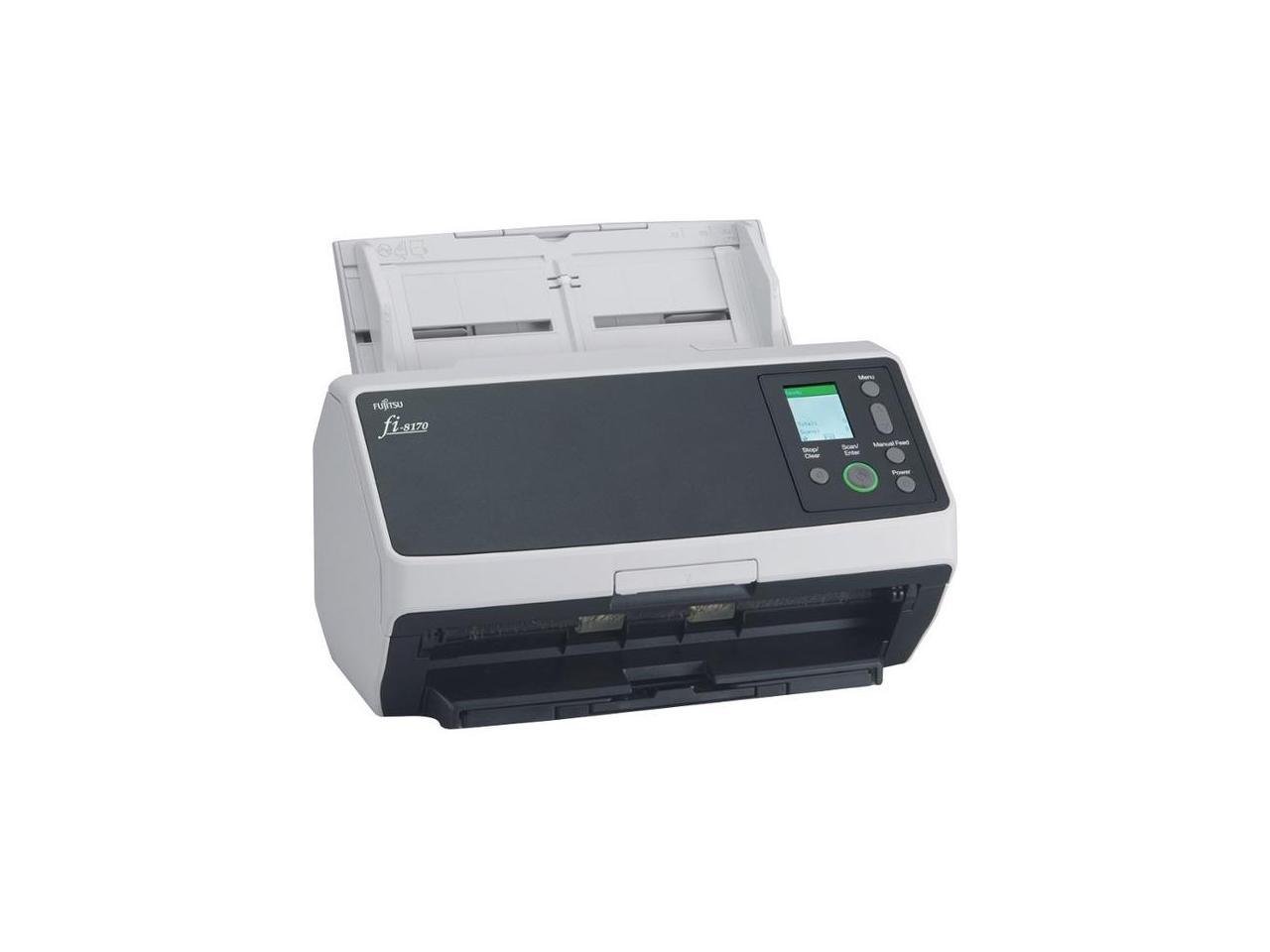 Ricoh / Fujitsu fi-8170 Deluxe Bundle Large Format ADF/Manual Feed Scanner 600dpi Optical CG01000-303001 1