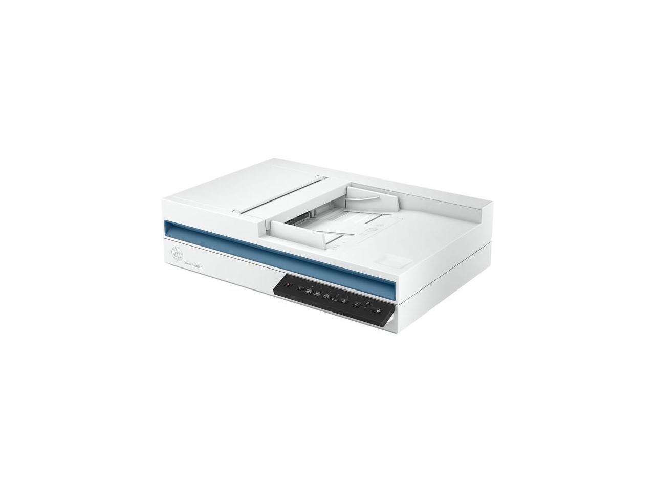 HP 20G05A#BGJ 24-bit (external), 48-bit (internal) CIS Up to 600 x 600 dpi (color and mono, ADF); Up to 1200 x 1200 dpi (color and mono, flatbed) ScanJet Pro 2600 f1 Scanner 1