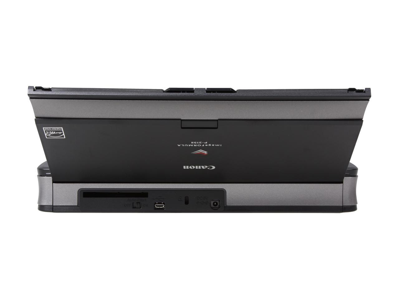 Canon imageFORMULA P-215II (9705B007AA) 24 bit Contact Image Sensor (CMOS) 600 dpi Sheet Fed Document Scanner 5