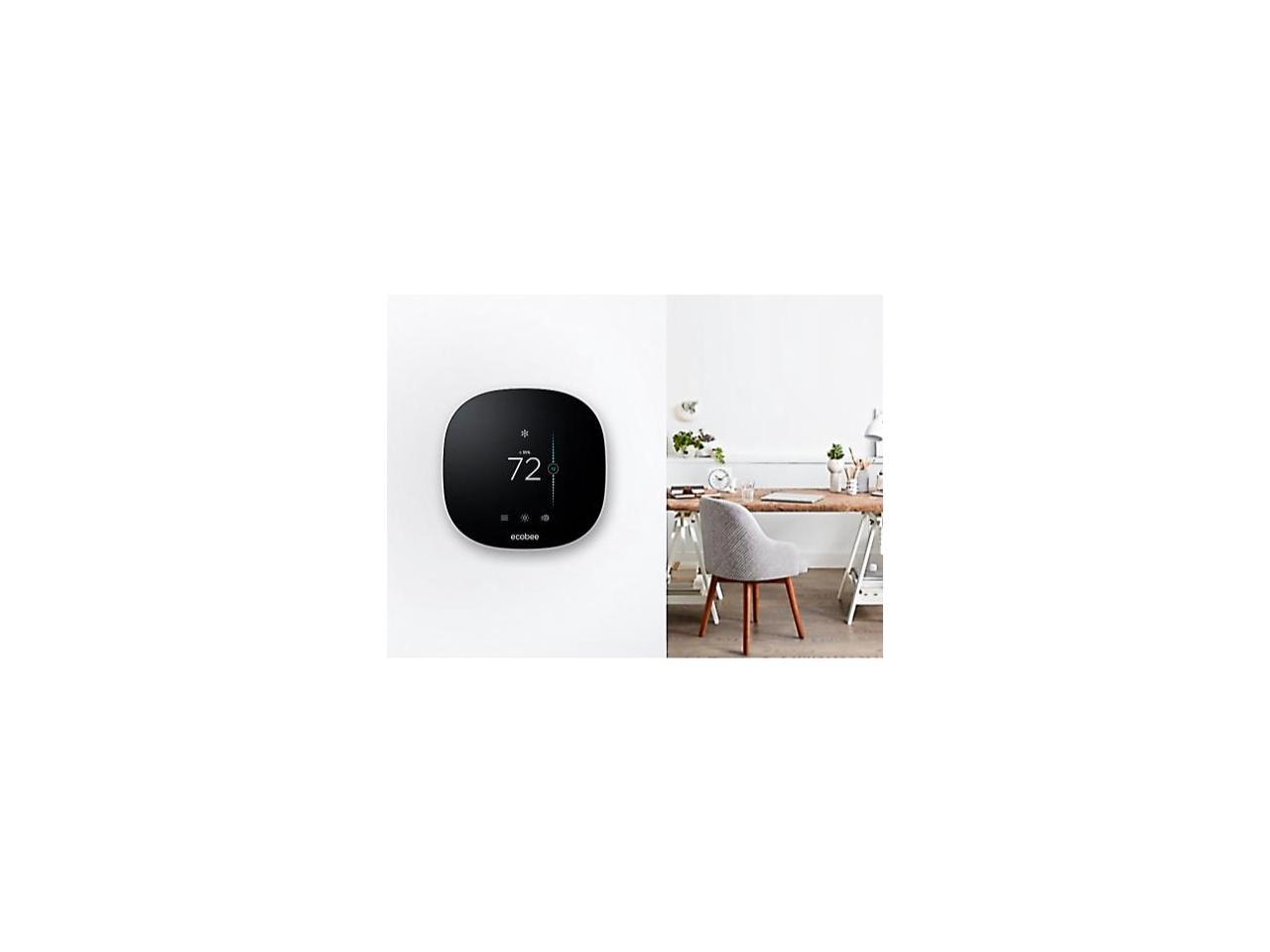 ecobee Lite SmartThermostat, Black, EB-STATE3LT-02 3 lite - 7 Day Programmable Smart Thermostat W/Touchscreen 4