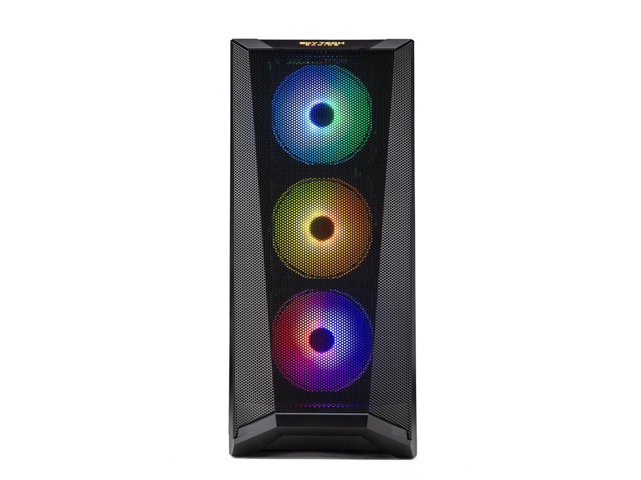 Skytech Chronos Gaming PC Desktop  INTEL Core i7 13700F 2.1 GHz, NVIDIA RTX 4060 Ti, 1TB NVME SSD, 32GB DDR5 RAM RGB, 650W GOLD PSU, 360mm AIO, 11AC Wi-Fi, Windows 11 Home 64-bit 3