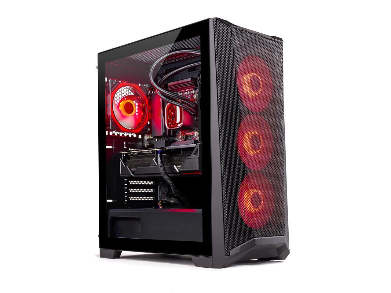 Skytech Chronos Gaming PC Desktop  INTEL Core i7 13700F 2.1 GHz, NVIDIA RTX 4060 Ti, 1TB NVME SSD, 32GB DDR5 RAM RGB, 650W GOLD PSU, 360mm AIO, 11AC Wi-Fi, Windows 11 Home 64-bit 5