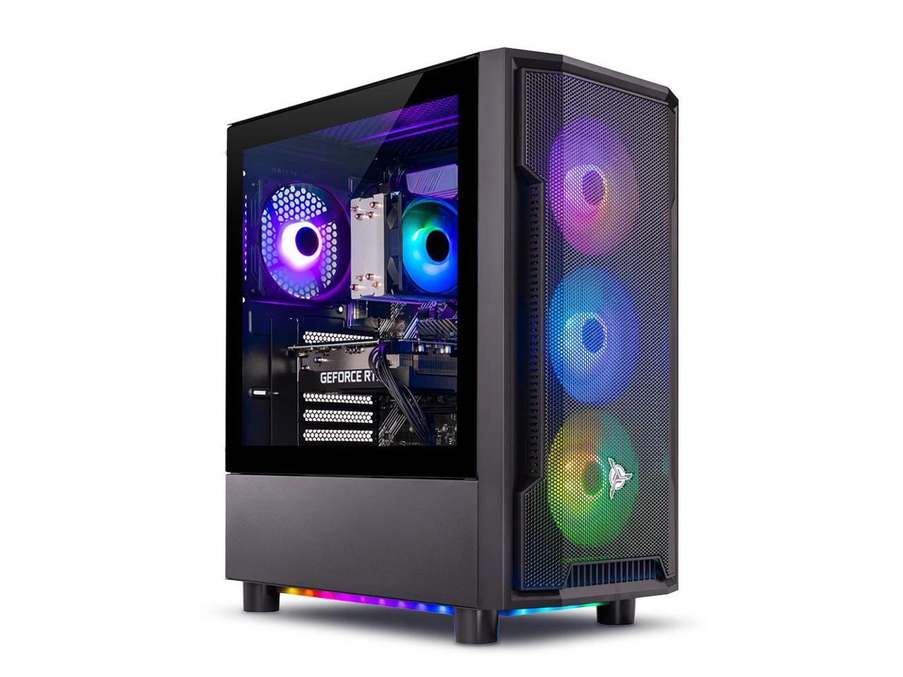 Skytech Shadow Gaming PC, Intel i5 14400F 2.5 GHz, RTX 4070 Super, 1TB NVME, 32GB DDR4 RAM 3200, 650W GOLD PSU, Wi-Fi, Win 11 Home 1