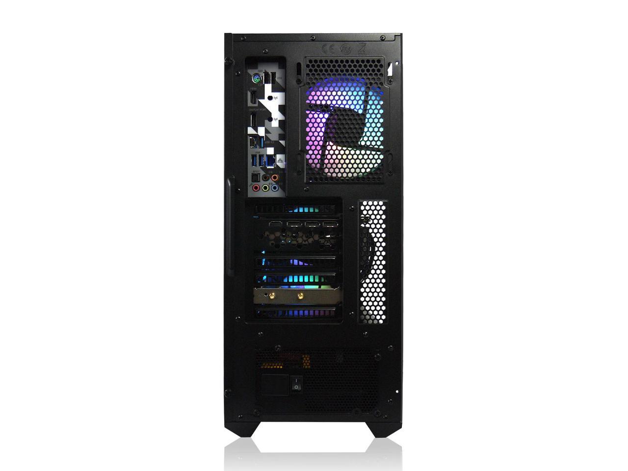 AVGPC Hellfire Series Gaming PC - AMD Ryzen 7 7800X3D 8-Core, RTX 4070 12GB, 32GB 5600MHz DDR5, 1TB NVME M.2 SSD, 240mm AIO Liquid Cooler, ARGB Fans, Wifi/AC, Cooler Master 520 style Case, Windows 11 4