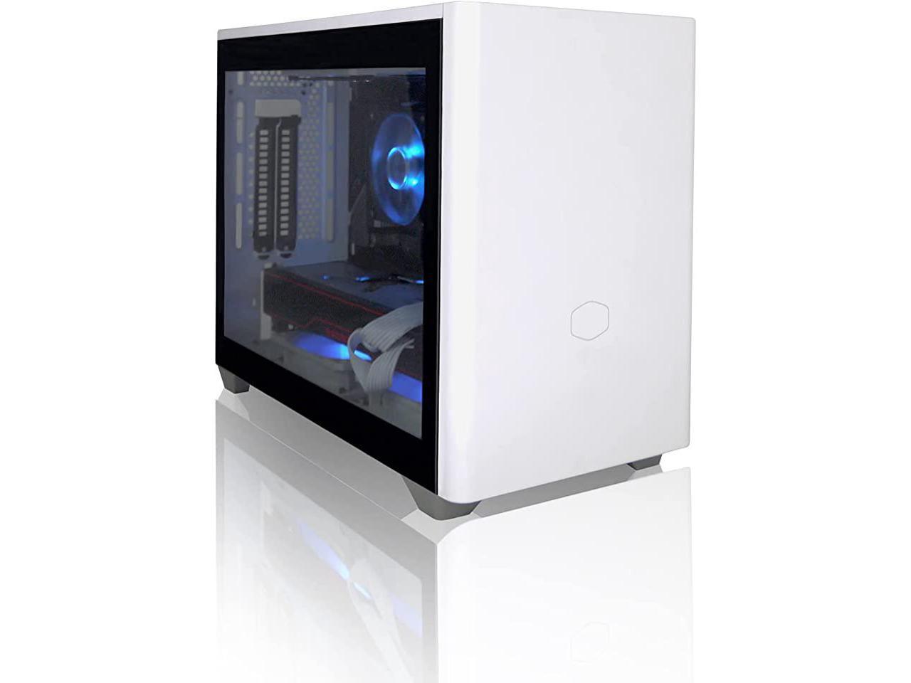 AVGPC Mini Series Gaming PC - Ryzen 7 5700X 3.4 GHz, RX 6600 8GB, 16GB 3200MHz DDR4, 1TB NVME M.2 SSD, G200P Air Cooler, ARGB Fans, Wifi/AC, NR200P Case, Windows 11 1