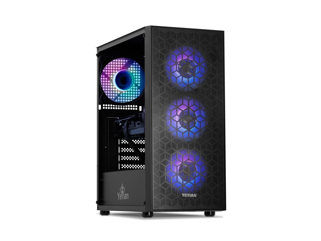 Yeyian Yumi Gaming PC Desktop INTEL Core i5 12400F, Nvidia RTX 4060, 1TB NVMe SSD, 16GB DDR4 3200, 650W Gold PSU, AC Wi-Fi, Window 11 64bit-YPI-YU24F0B-4601N 1