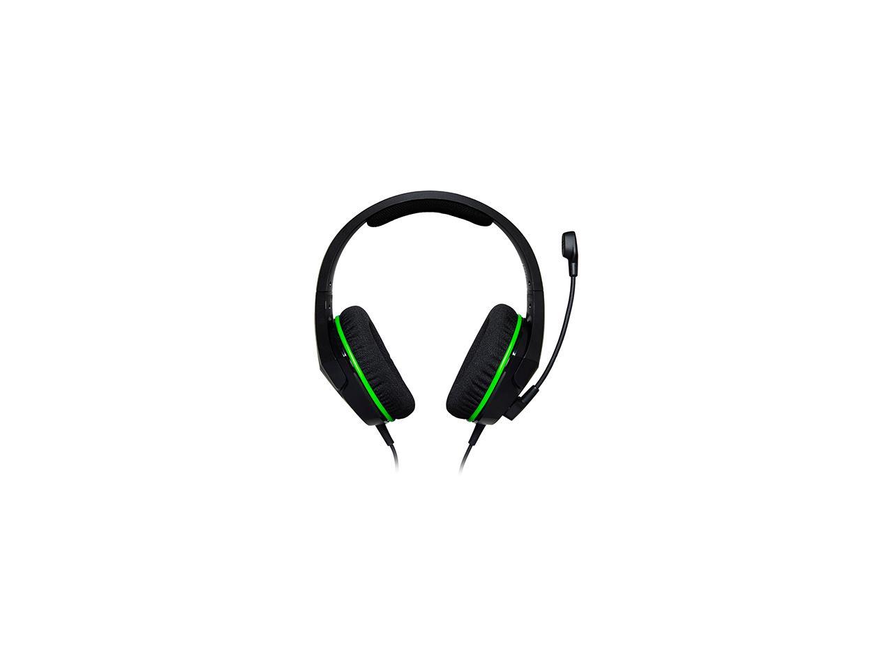 HyperX - CloudX Stinger Core Wired Stereo Gaming Headset for Xbox Series X|S - Black/Green 3