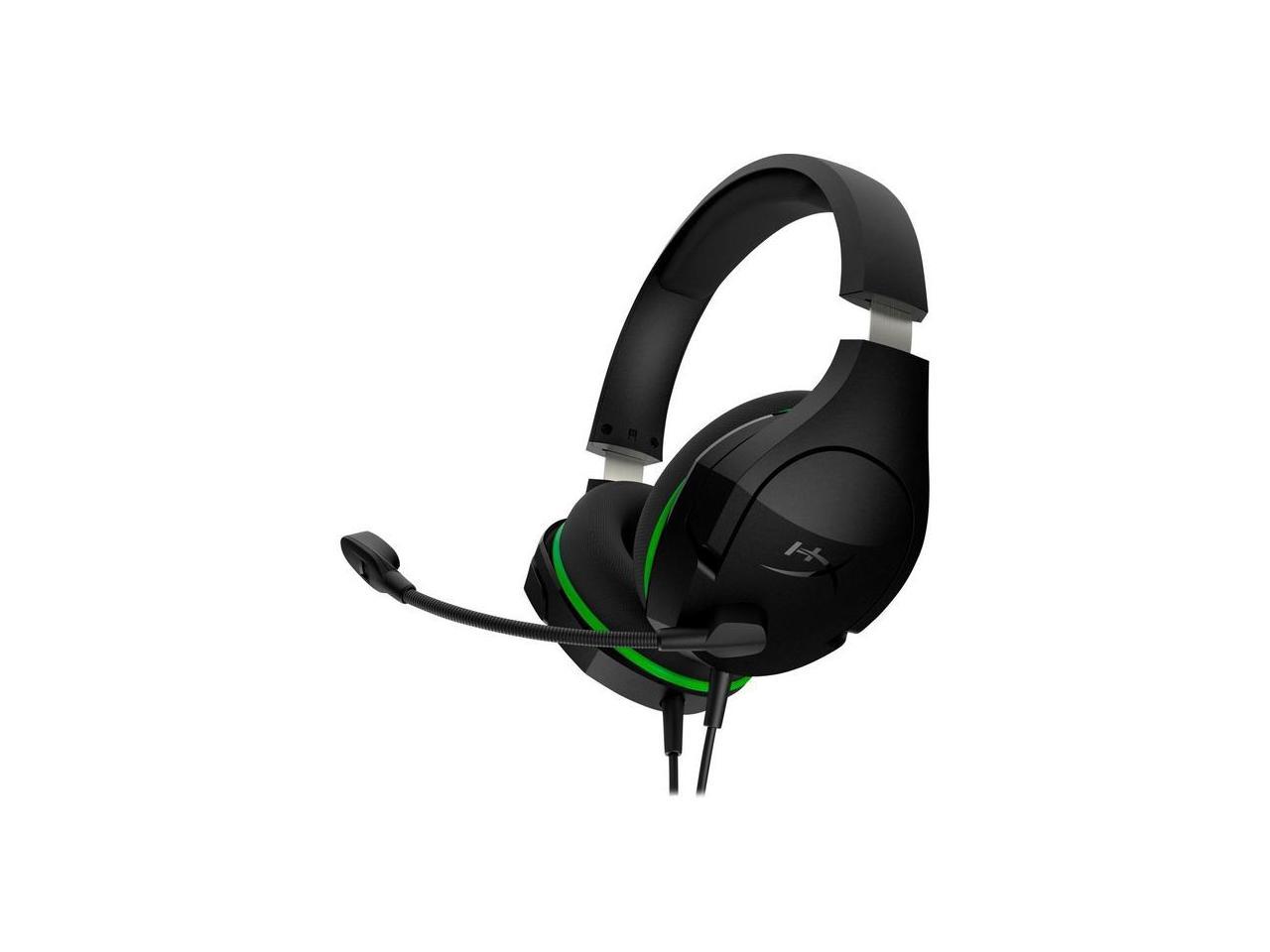 HyperX - CloudX Stinger Core Wired Stereo Gaming Headset for Xbox Series X|S - Black/Green 1