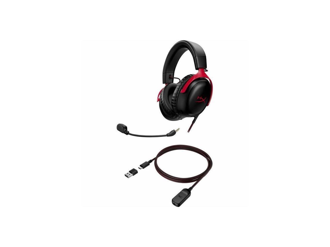 HyperX Cloud III Gaming Headset Black/Red 727A9AA 3