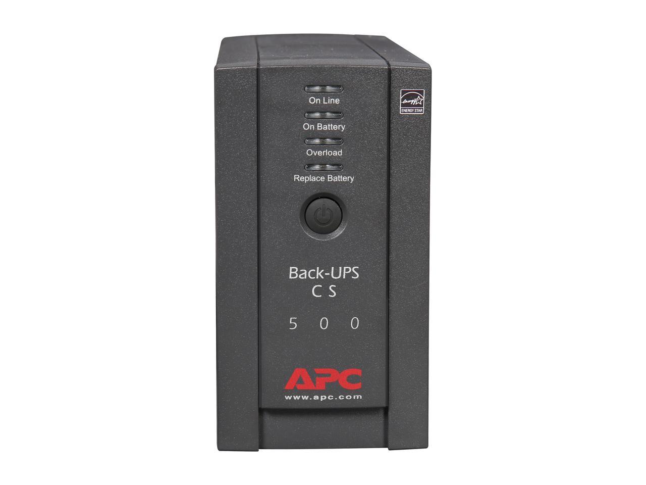 APC Back-UPS BK500BLK 500 VA 300 Watts 6 Outlets UPS 2