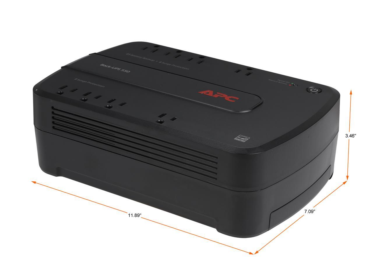 APC Back-UPS BE550G 550 VA 330 Watts 8 Outlets UPS 2