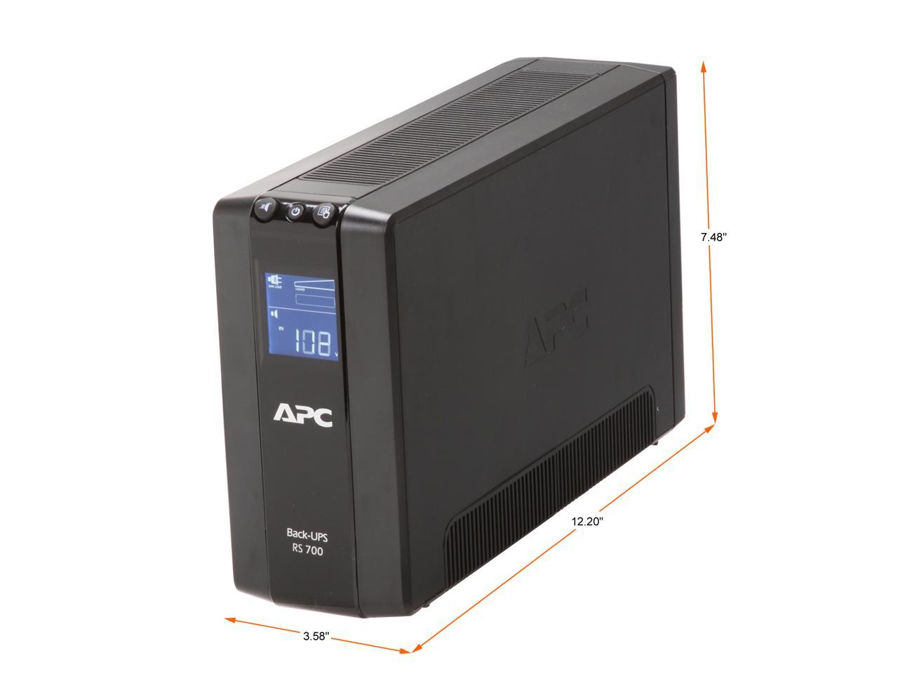 APC BR700G 700 VA 420 Watts 6 Outlets Power-Saving Back-UPS Pro 700 1