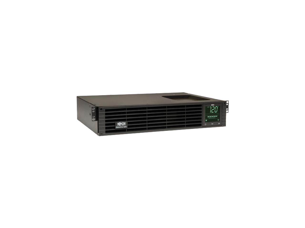 Tripp Lite SMART1500RM2U 1500VA 1350W UPS Smart Rackmount AVR LCD 120V USB DB9 SNMP 2URM, 8 Outlets 1