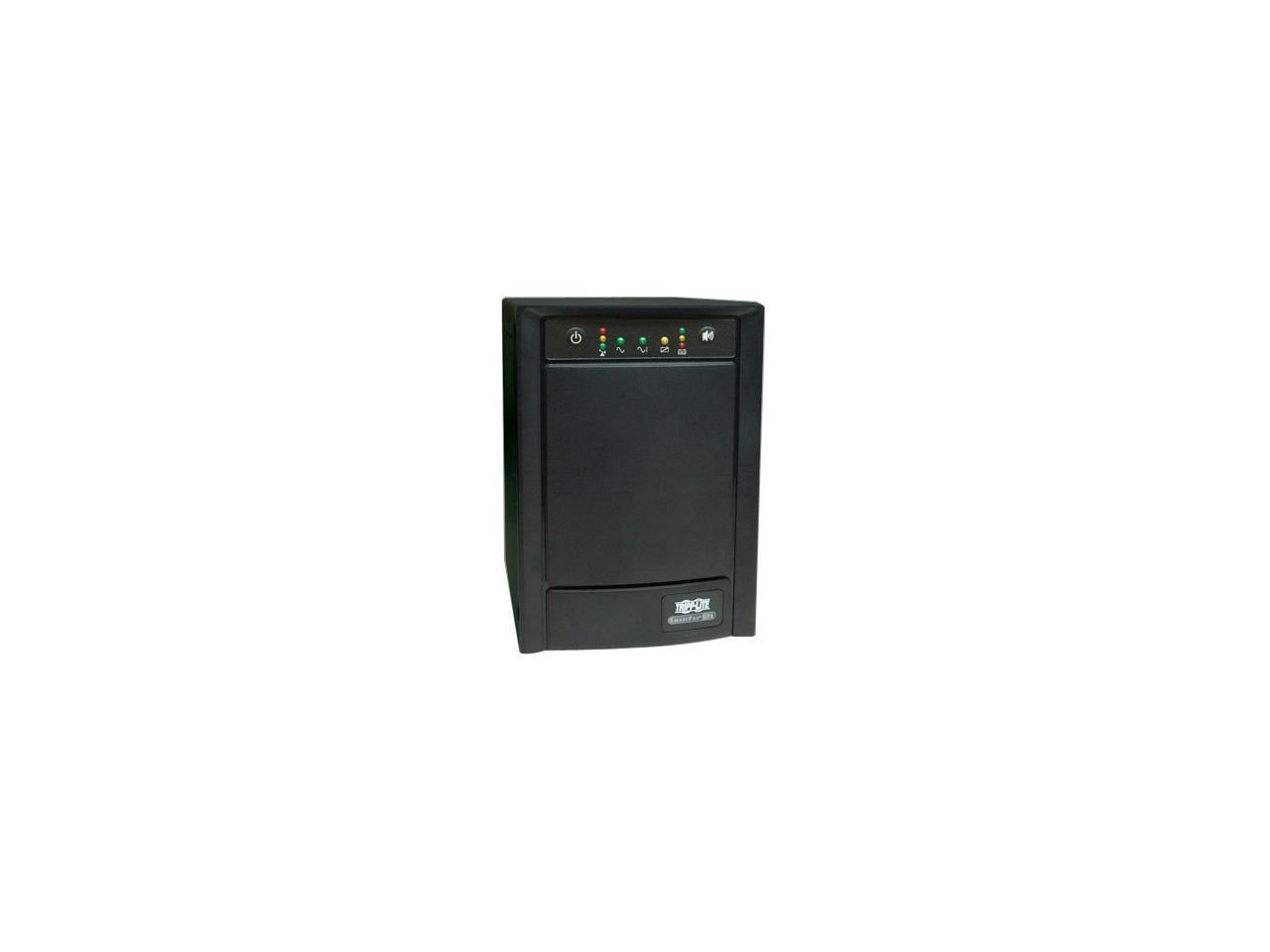 Tripp Lite SMART1500SLT Smart Pro 1500 VA 900 Watts Tower 8 Outlets Line Interactive UPS with SNMP Slot 2