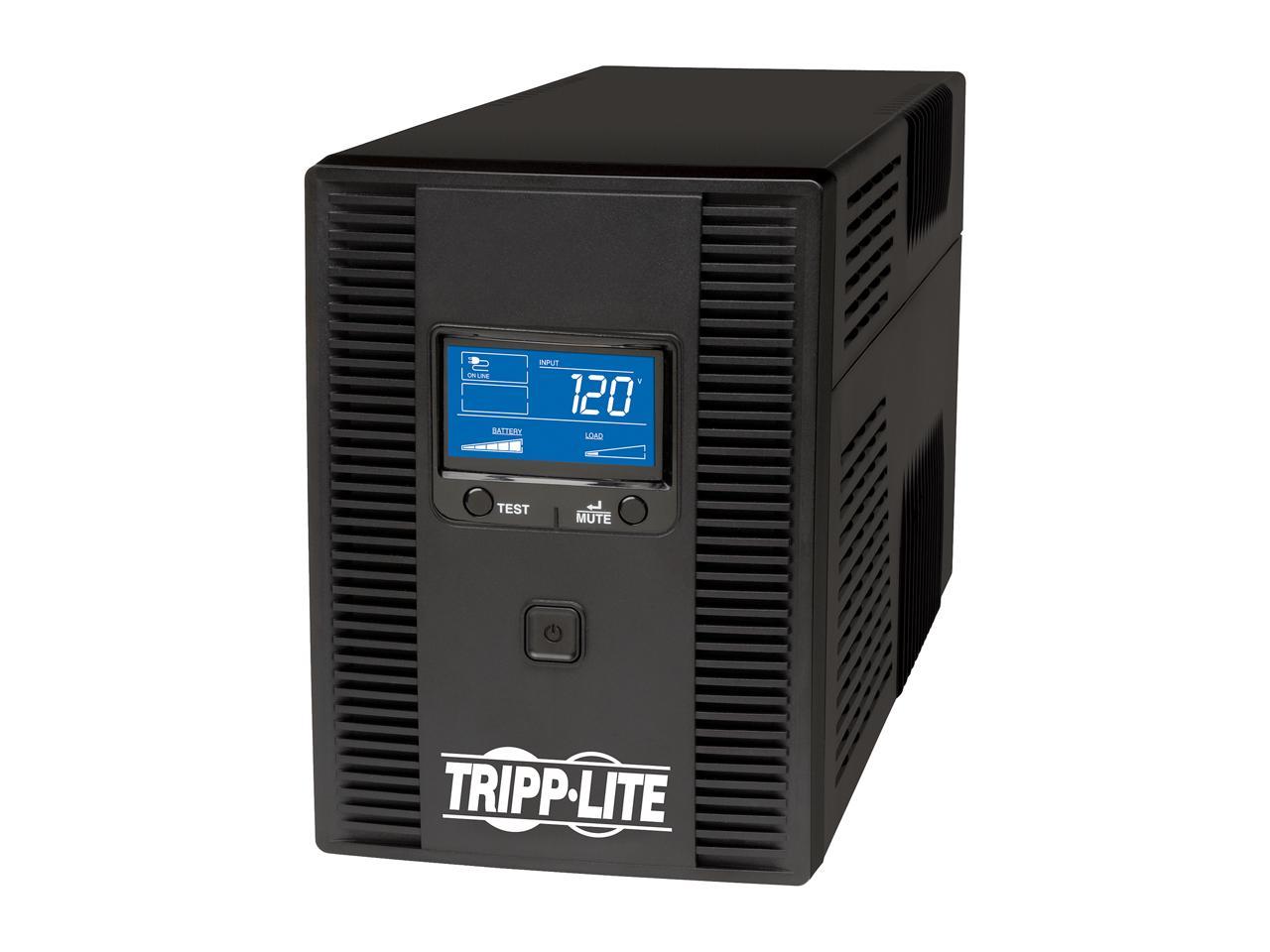 Tripp Lite SMART1500LCDT 1500 VA 900 W UPS Back Up Smart Tower LCD AVR 120V USB Coax RJ45 2