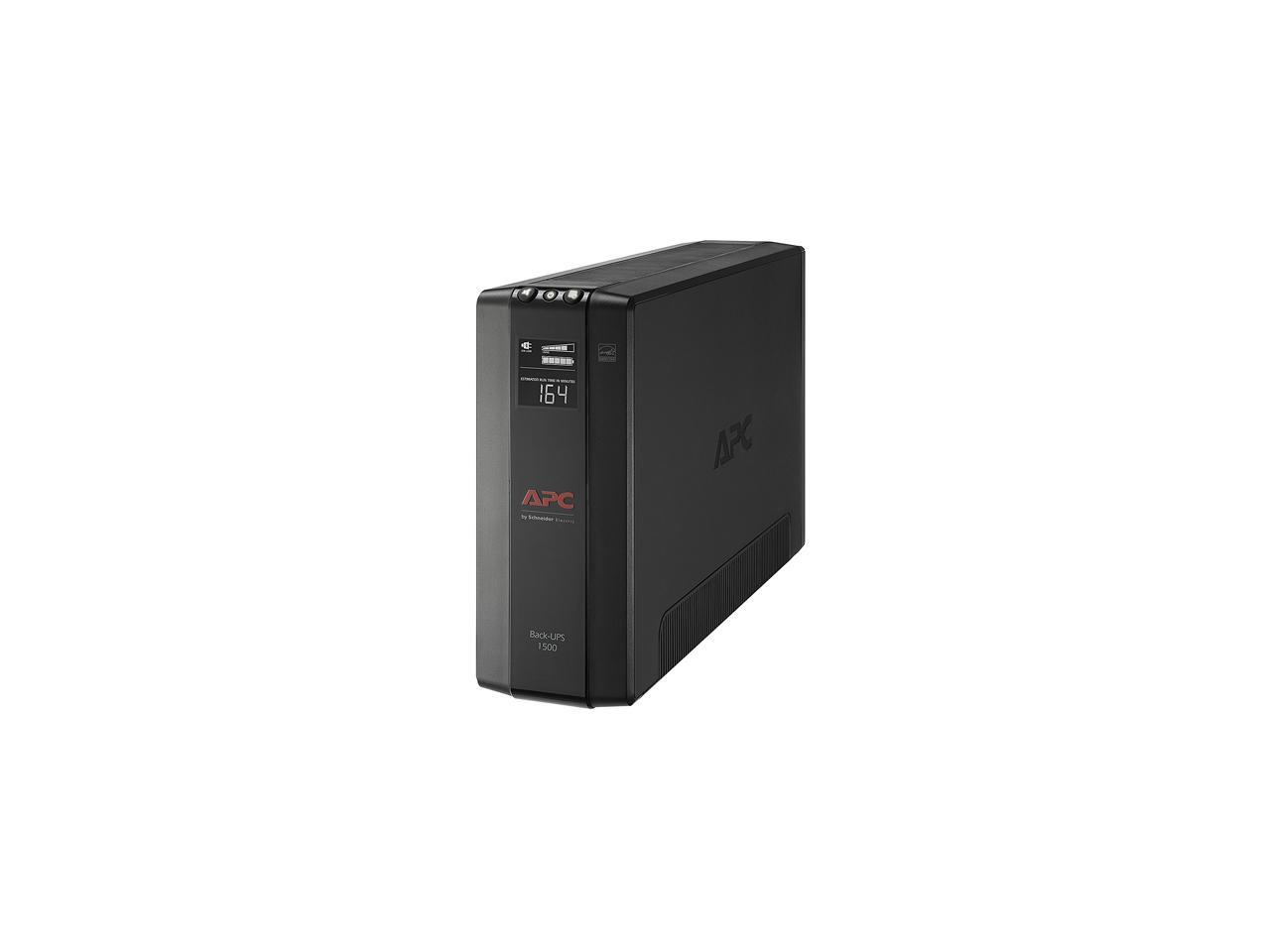 APC BX1500M Back-UPS Pro 1500VA 900 Watts 10 Outlets Uninterruptible Power Supply (UPS) 1