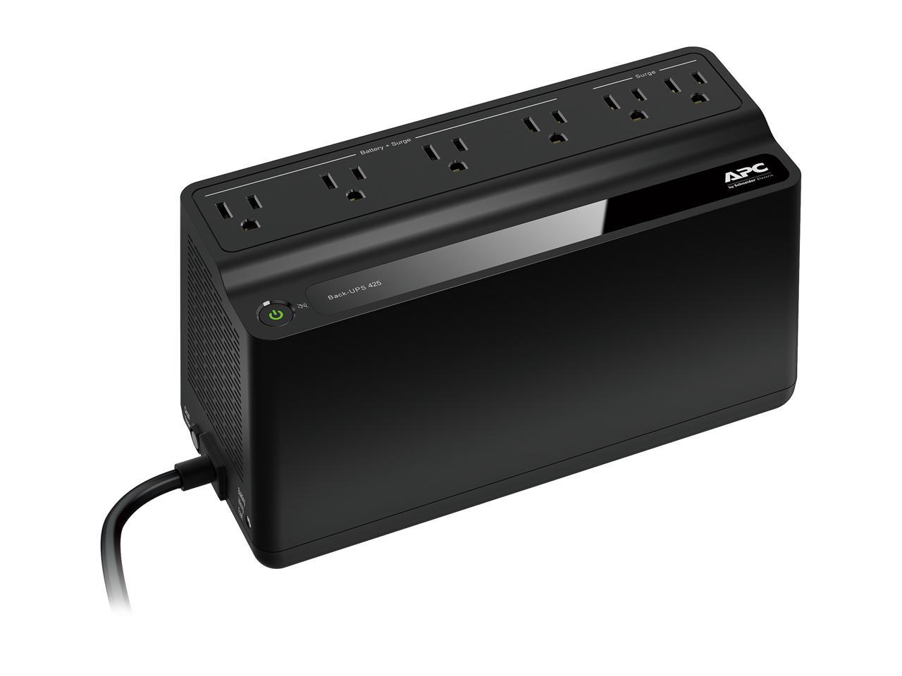 APC Back-UPS BE425M 425 VA 255 Watts 6 Outlets UPS (Back Up Power Supply) 3