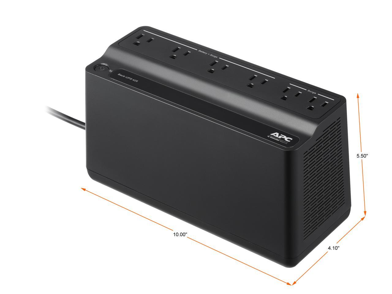 APC Back-UPS BE425M 425 VA 255 Watts 6 Outlets UPS (Back Up Power Supply) 2