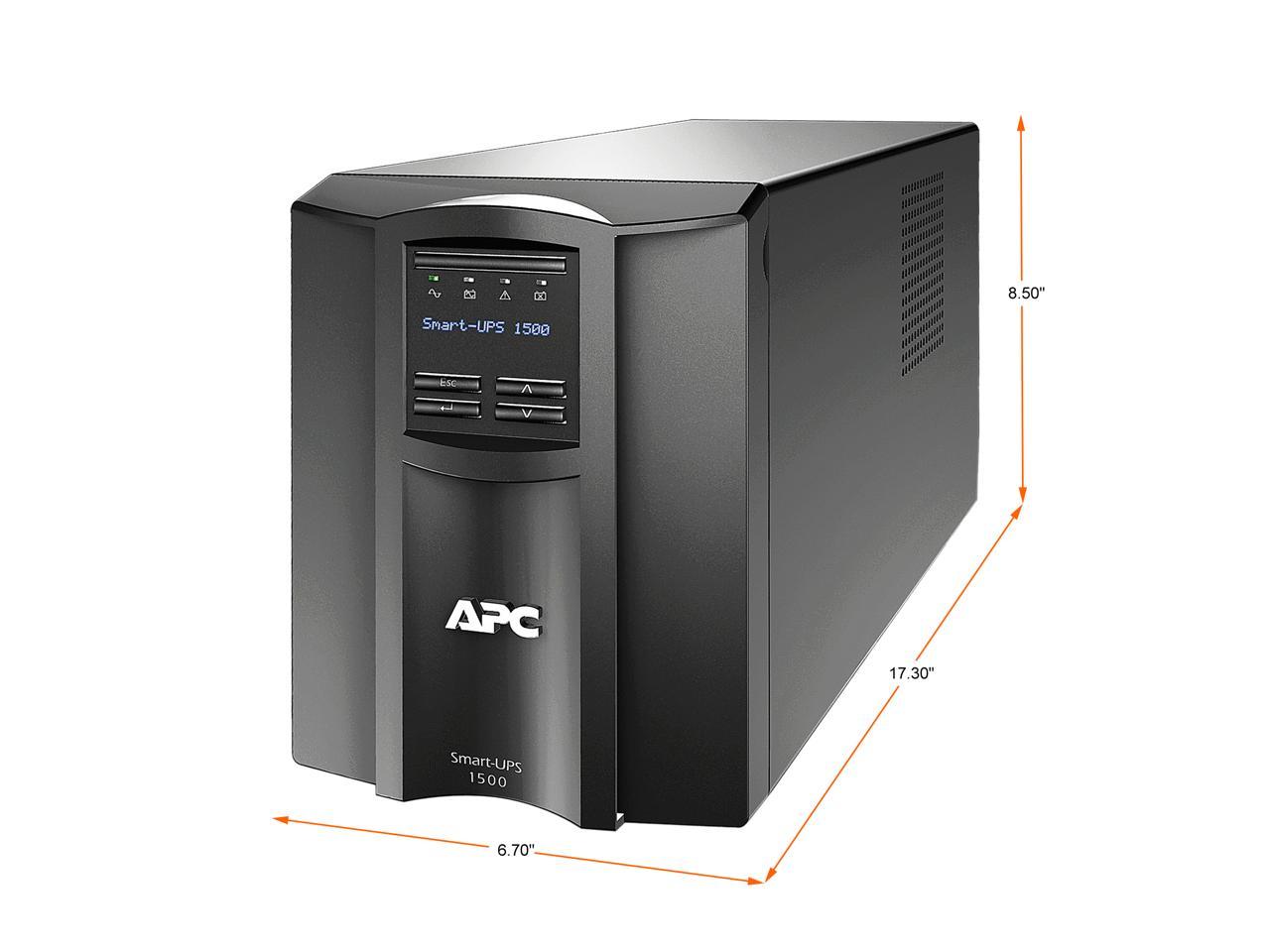 APC SMT1500C 1440 VA 1000 Watts 8 Outlets UPS 2