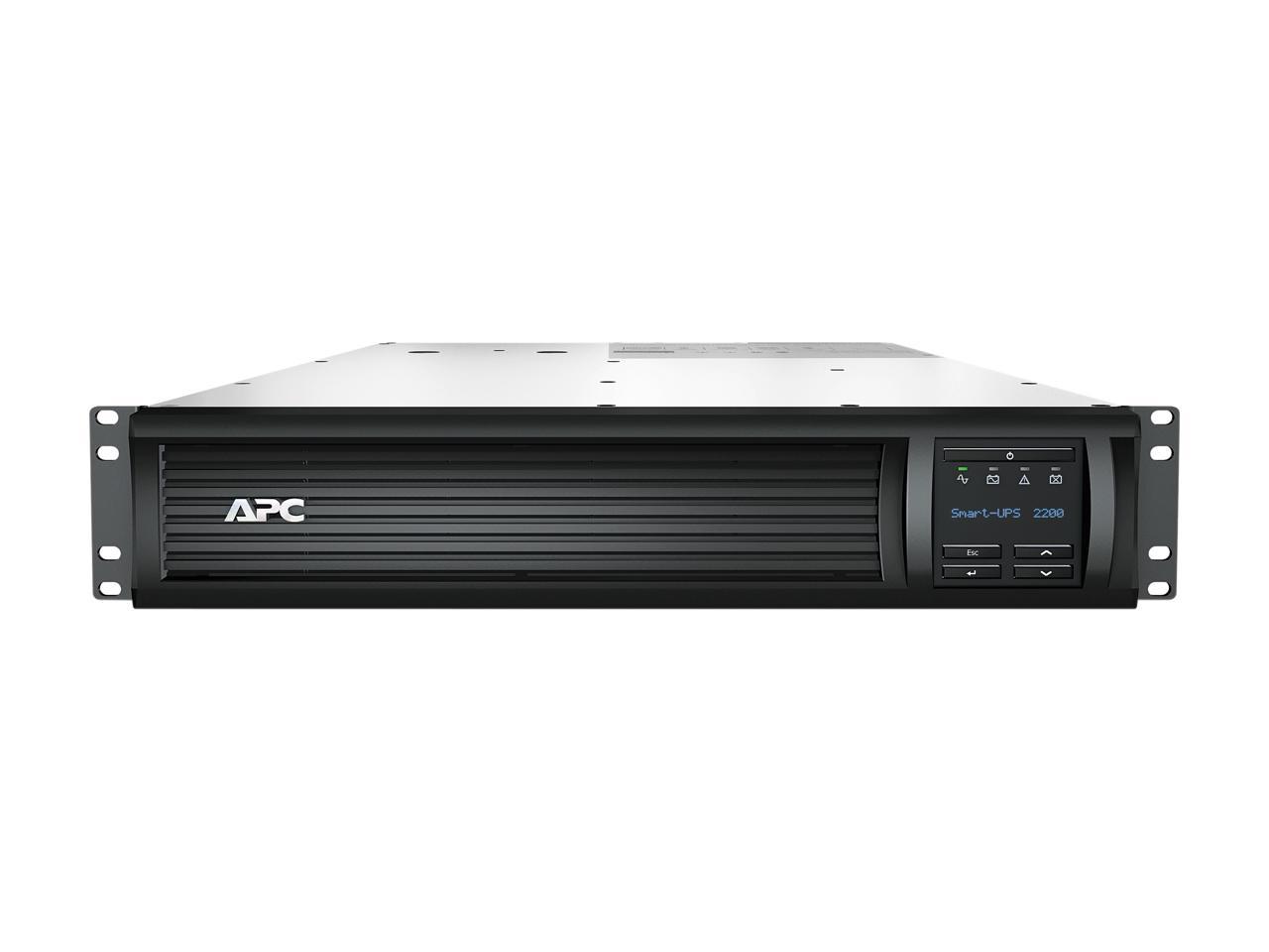 APC SMT2200RM2UC 2200 VA 1980 Watts 8 Outlets UPS 2