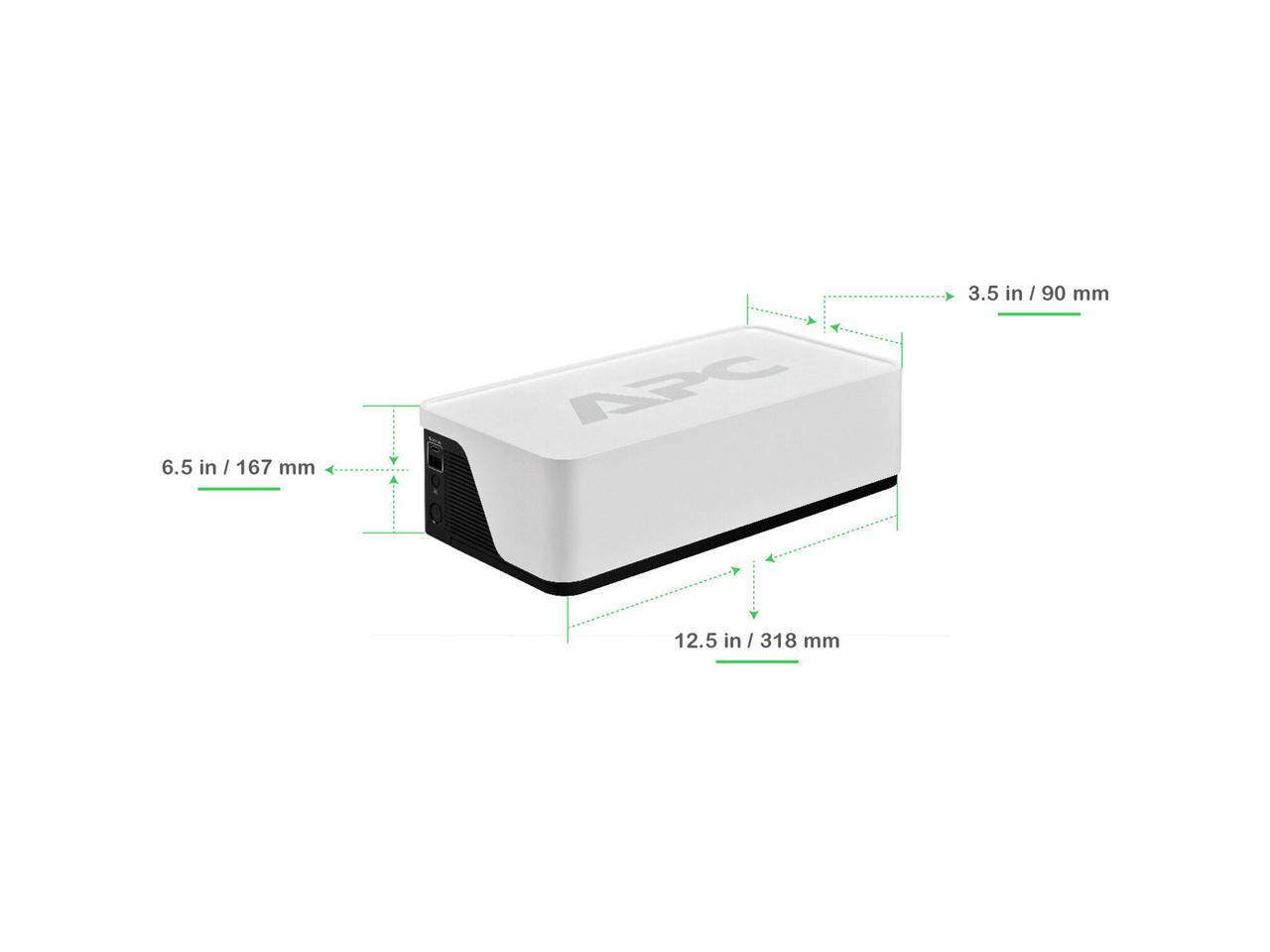 APC UPS Battery Backup, 1050VA UPS with 6 Backup Battery Outlets, Type C USB Charging, BE1050G3 Back-UPS 4