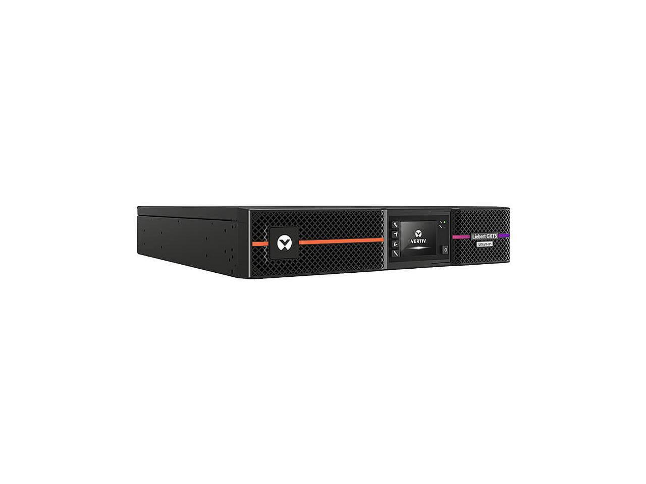 Vertiv Liebert GXT5 Lithium-Ion Online UPS 2000VA/1800W 120V Tower/Rack UPS GXT5LI-2000LVRT2UXL 1