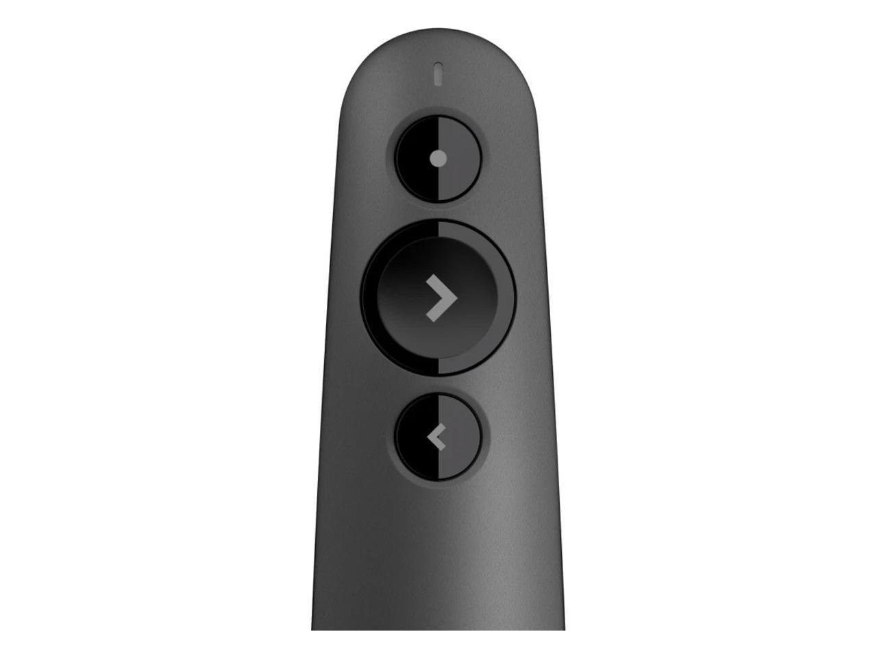 Logitech - R500s Presenter Bluetooth and USB Presentation Clicker - Graphite 1