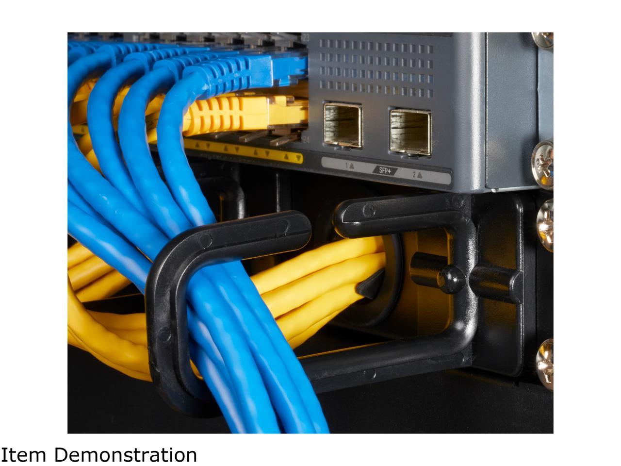 StarTech.com 1U Server Rack Cable Management Panel - Cable Manager 4