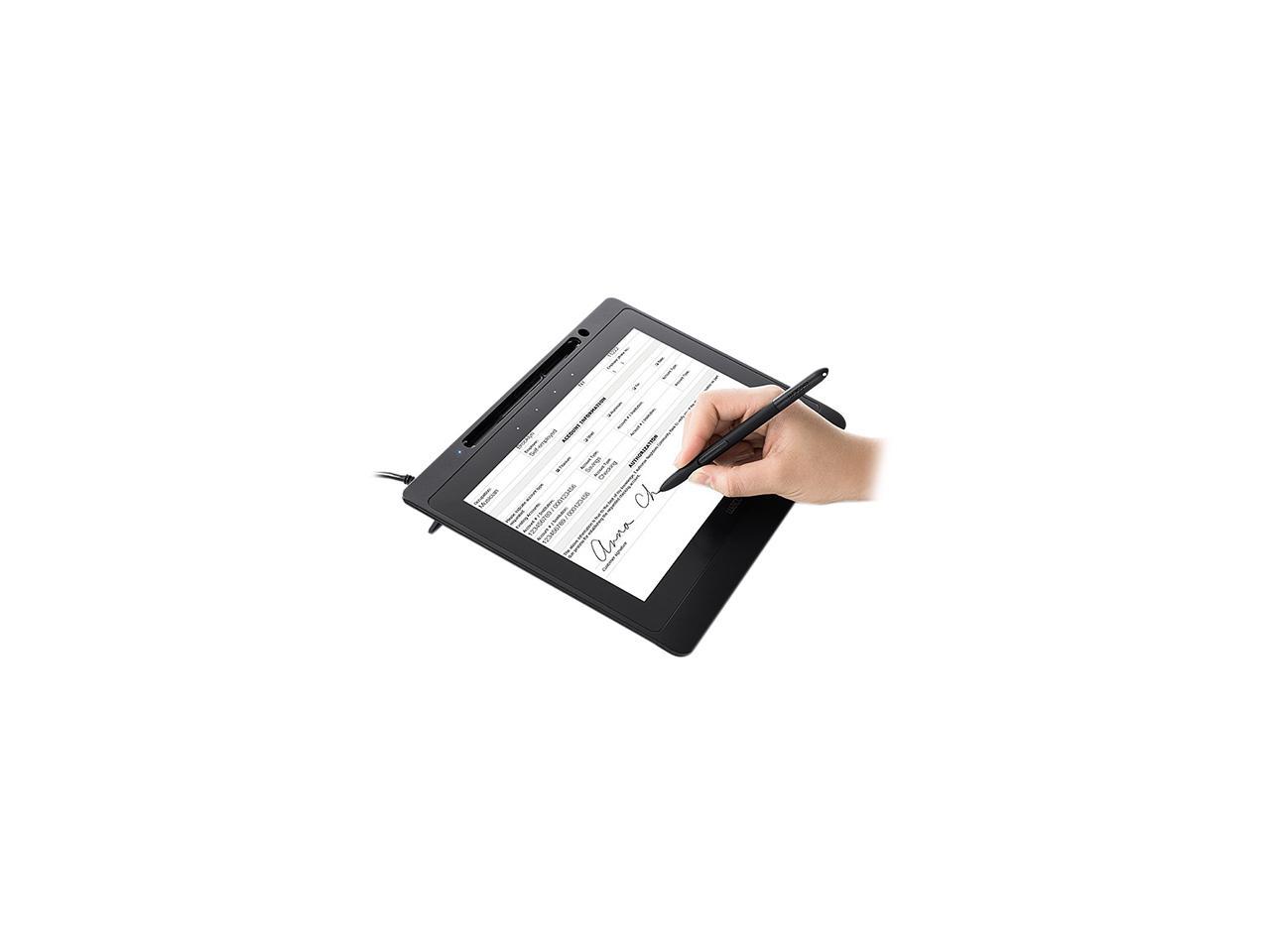 Wacom DTU-1141B 10.1" Full HD, Full Color Interactive Pen Display for Electronic Signature Capture, 2540 lpi, 1024 Pressure Level, Pen, USB Interface, Mac/PC 2