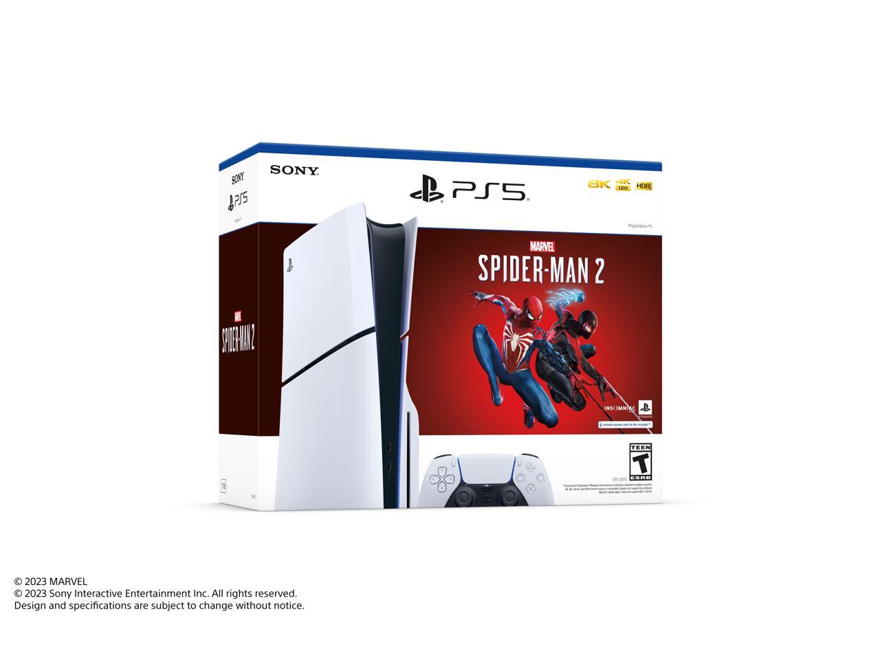 PlayStation 5 Slim Console – Marvel’s Spider-Man 2 Bundle 4