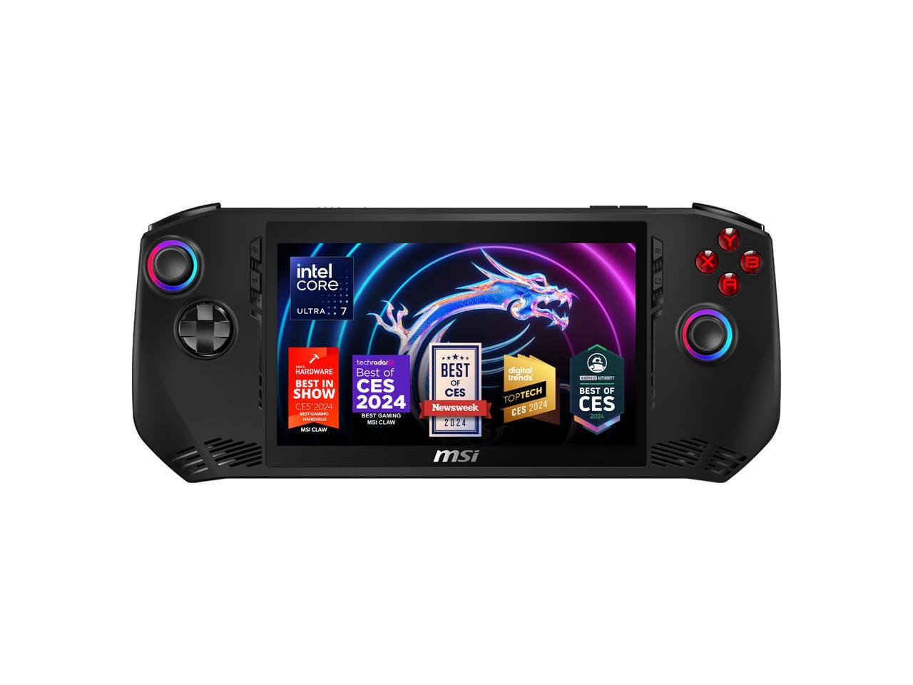 MSI Handheld CLAW A1M-050US  7" FHD 120Hz Intel® Core™ Ultra 7-155H 16GB 1TB 1