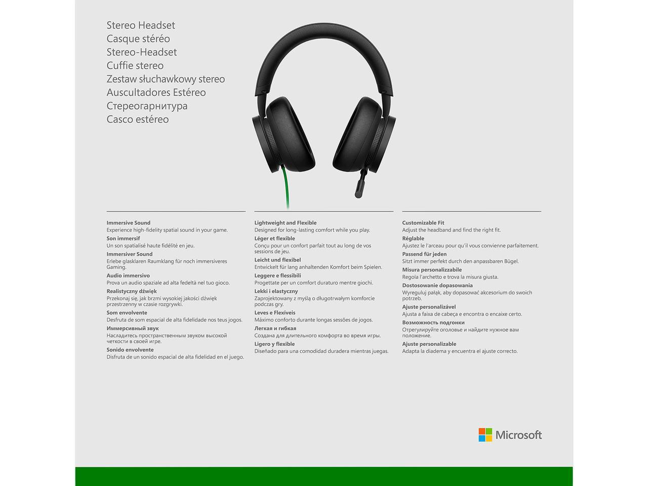 Xbox Stereo Headset for Xbox One, PC, Xbox Series X|S 5